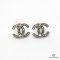 CHANEL EARRING CC LOGO 1.5 CM CRYSTAL RHW