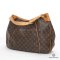  LOUIS VUITTON GALLIERA PM BROWN MONOGRAM EBENE CANVAS GHW