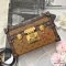  LOUIS VUITTON PETITE MALLE PM BROWN MONOGRAM EBENE CANVAS GHW