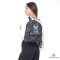 MCM BACKPACK MEDIUM NAVY GRAY CANVAS SHW