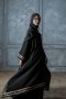 Amal Abaya Italian Jet Black Crepe
