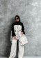 NEWSPAPER BATWING JACKET