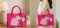 Tote Bag Modern Patchwork in Fuchia