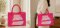 Fuchsia Patchwork Tote Bag with Hand Stitched Details