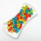 (500g pack) Artificial Cherry Pearl Gummy Candies. Thai product with FDA approval. Fruit-flavored jellies in various colors. "Vegan".