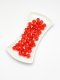 (500g pack) Artificial Cherry Pearl Gummy Candies. Thai product with FDA approval. Fruit-flavored jellies in various colors. "Vegan".