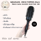 Genamaze -Toppro Black Ceramic ionic  Round Brush SET4 ชิ้น หวีโรลไดร์ผม รุ่นเซรามิค +ไนล่อน ทนความร้อน ช่วยเป่าไดร์ผมให้แห้งไว