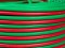 สายลมคู่ เขียว-แดง ผ้าใบถัก 1 ชั้น ยี่ห้อ IM-TECH