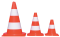 กรวยจราจร PVC Traffic Cone