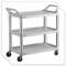 Plastic shelf carts รถเข็นพลาสติกมีล้อเลื่อน