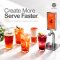 เครื่องจ่ายเครื่องดื่มพร้อมตู้แช่ 3 หัวจ่าย รุ่น TW-4L600-A3F (Smart Auto-Beverage Machine)