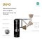 เครื่องบดเมล็ดกาแฟมือหมุน DHPO Black Hand Grinder 30 g CH12A-05 Coffee Grinder