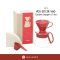 Hario XVDD-3012R V60 Ceramic Dripper 01 Set (Red)