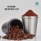 Powder receiving cup 51 mm Dosing cup ถ้วยโดส กระบอกโดส ตวงเมล็ดกาแฟ โดสกาแฟกันหก