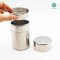 Tin stainless steel Canister with Sifter กระป๋องสแตนเลส กระป๋อง ทรงกระบอก พร้อมตะแกรงร่อนผงชาในตัว