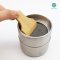 Tin stainless steel Canister with Sifter กระป๋องสแตนเลส กระป๋อง ทรงกระบอก พร้อมตะแกรงร่อนผงชาในตัว