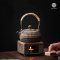 Pottery Teapot Japanese Retro กาน้ำชา ลวดลายผิวเรียบหรูมีเอกลักษณ์ พร้อมที่จับ
