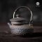 Pottery Teapot Japanese Retro กาน้ำชา ลวดลายผิวเรียบหรูมีเอกลักษณ์ พร้อมที่จับ
