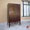 dark brown Antique Chinese tall cabinet