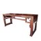 โต๊ะไม้ทรงเตี้ยแต่งลายโปร่งสไตล์จีน 120 ซม.