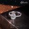 oval เพชรน้ำ100  D Color