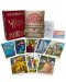 The Victorian Romantic Tarot with cold stamping. Large format, limited edition. GOLD bag & Companion Book
