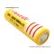 ถ่านชาร์จ 18650 3.7V UltraFire ก้อนใหญ่ สีเหลือง 5000mAh