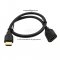 สายต่อยาว HDMI V.2.0 (4K 3D UHD Ethernet ARC) Deluxe สายยาง (M>F) 0.5 เมตร