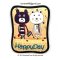 แผ่นรองเม้าส์ผ้า (Mouse Pad) ลายการ์ตูน พร้อมที่รองข้อมือ (9 x 24 ซม.)