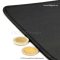 แผ่นรองเม้าส์ผ้ากันน้ำ (Mouse Pad) พื้นยาง เย็บขอบ (21x25 cm.) หนา 5 มิล