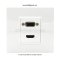 หน้ากาก เต้ารับ HDMI + VGA (สี่เหลี่ยมจัตุรัส) (ถอดประกอบได้)