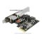 PCI Express to 2 E-Sata + 2 sata  (Slot ยาว+สั้น)