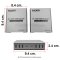 ขนาดกล่อง HDMI Extender (4K) ต่อสาย HDMI ด้วยสายแลน CAT 6 ยาว 120M