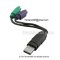 หัวแปลง USB Port เป็น PS/2 เม้าส์และคีย์บอร์ด (OEM)