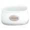 Porcelain Sugar Pot / Pewter Decorative / W: 7.5  L: 10  H: 5 cms.