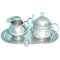 Pewter Creamer & Sugar Set