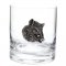 Whiskey Glass w/Boar head motif