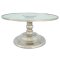 Cake Stand_L / Pewter Decorate / D: 35.5  H: 14.8 cms.