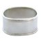 Pewter Napkin Ring / W: 3.5  L: 4.7 cms.