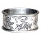 Pewter Napkin Ring / W: 4  L: 5.5 cms.