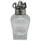 Liquor Decanter w/Pewter Collar & Octopus figurine Stopper