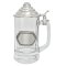 Beer Stein w/Pewter Lid & Medal
