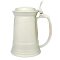 Beer Stein w/Pewter Lid & Medal