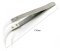 White Curved Nose Ceramic tip Tweezer