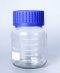 500 ml clear reagent bottle with scale and solid cap