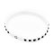 studs line bracelet white