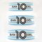 BANDEL bracelet ワールドフットボール　アルゼンチンaqua bluexwhitexblack