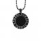diamond custom necklace large Black
