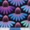 Free Spirits Fabrics Hindsight Echinacea Glow Amethyst