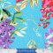 Free Spirits Fabrics Kaffe Fassete Collective Teal Wisteria